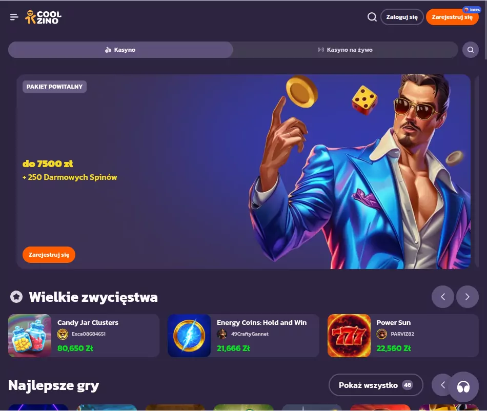 Coolzino Casino strona Coolzino Casino Opinie