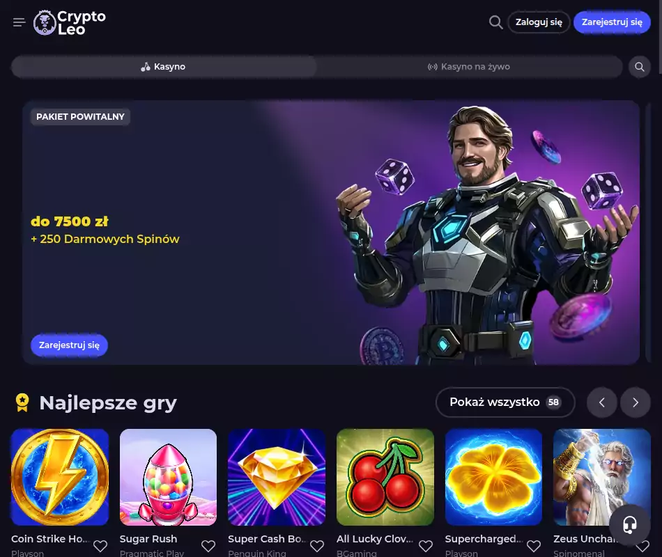 CryptoLeo Casino opinie