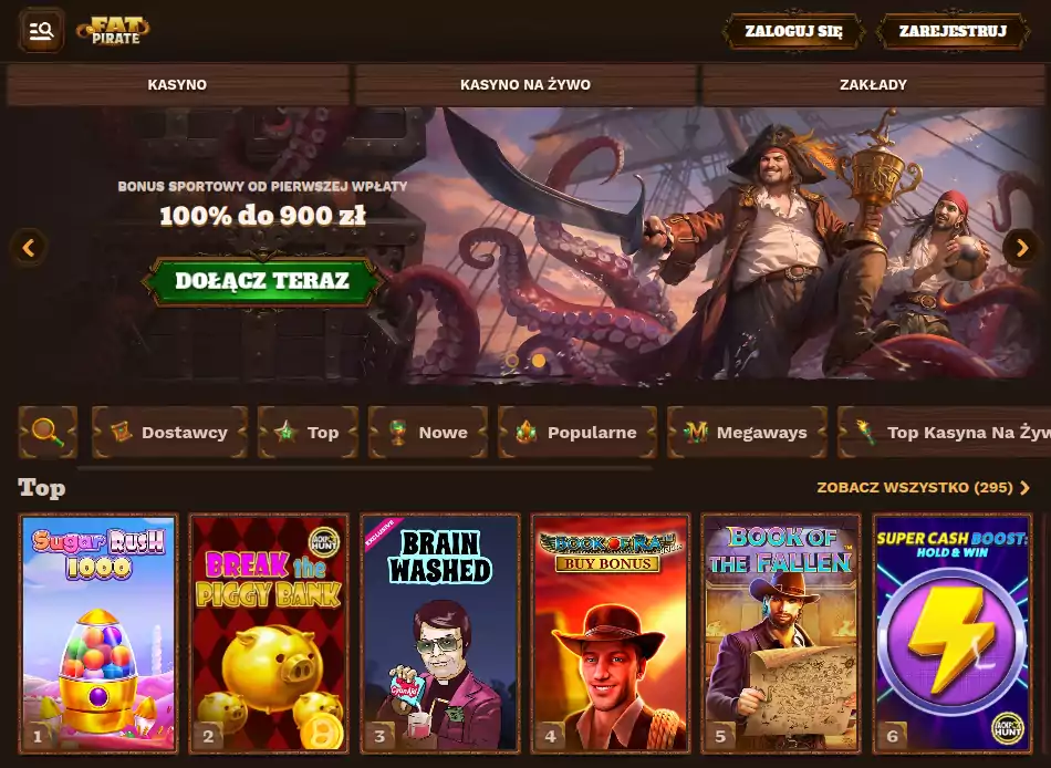 FatPirate casino strona internetowa FatPirate casino opinie