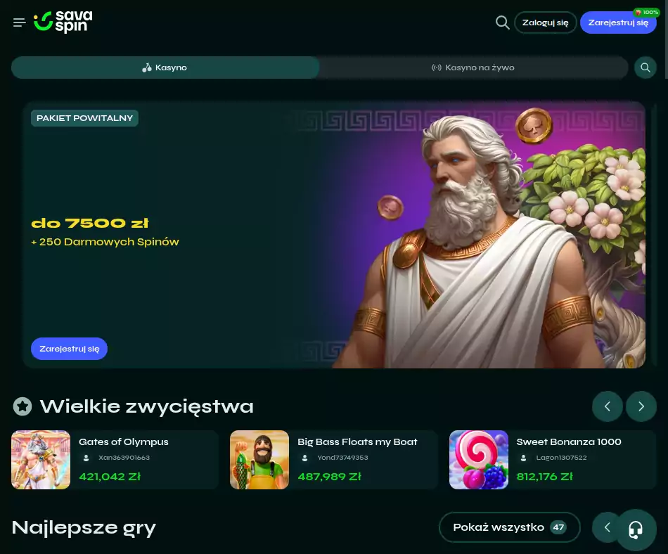 Savaspin Casino Savaspin Casino Opinie