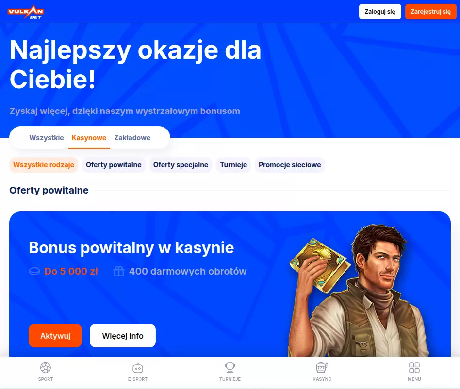 VulkanBet Casino VulkanBet Casino Opinie
