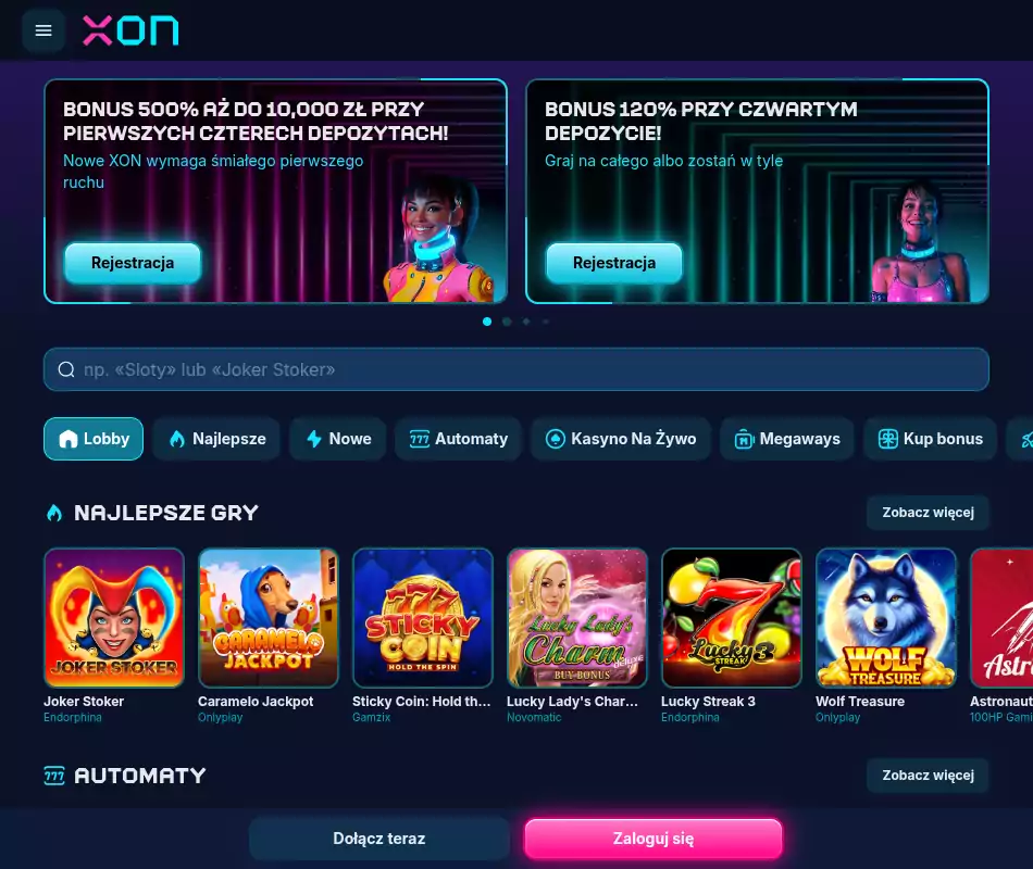 XonBet Casino strona internetowa XonBet Casino Opinie