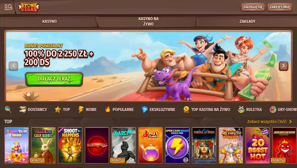 StoneVegas nowe kasyno
