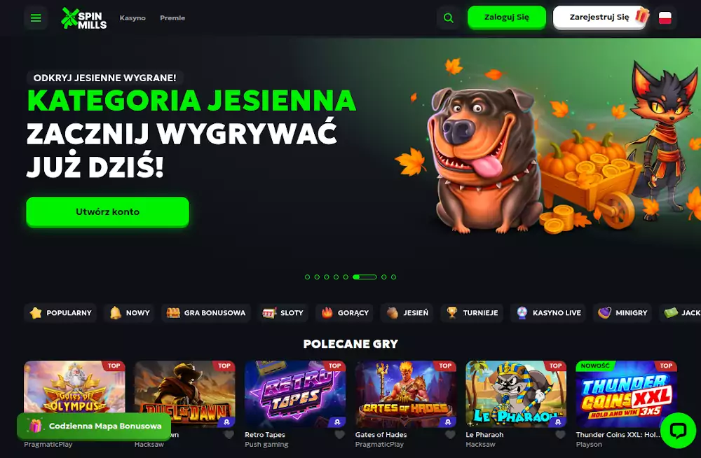 SpinMills Casino opinie
