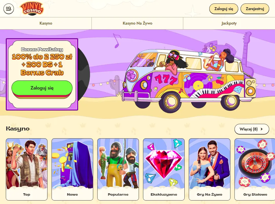 Vinyl kasyno strona główna