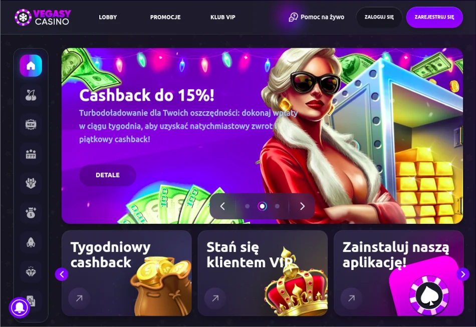 Nowe kasyno Vegasy strona główna